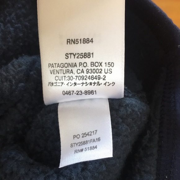 Patagonia Better Sweater Blue Vest Full Zip S - Picture 8 of 8